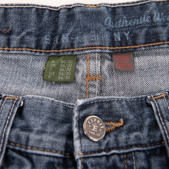 Vintage Ladies Esprit Mid Rise Jeans Size 34/30 - Picture 5 of 6